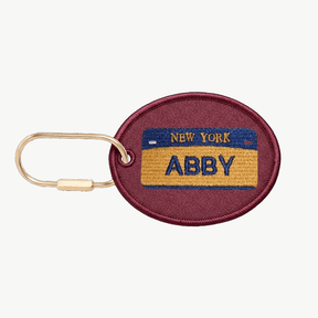 NY License Plate Charm
