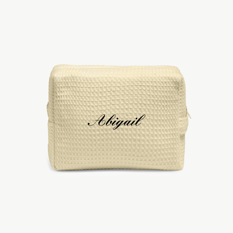 Name Waffle Pouch