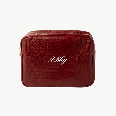 Name Small Croc Pouch