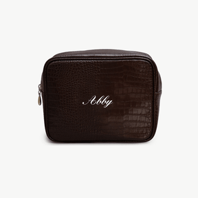 Name Small Croc Pouch