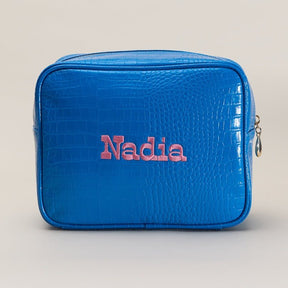 Name Small Croc Pouch