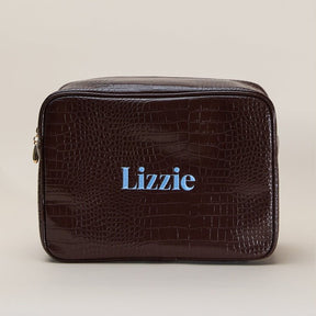 Name Small Croc Pouch