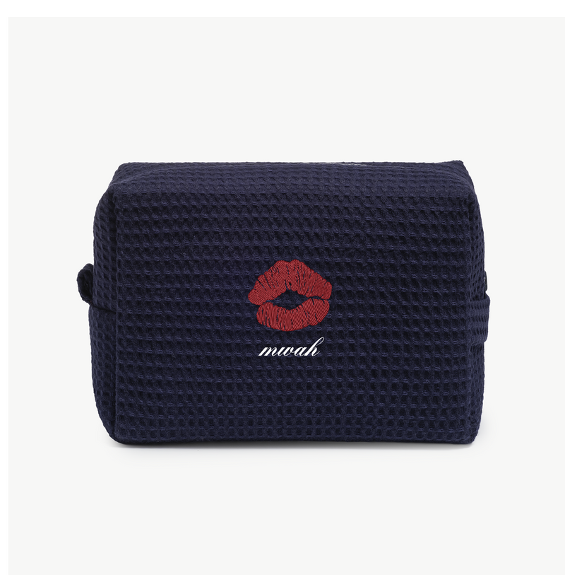Custom Kiss Waffle Pouch