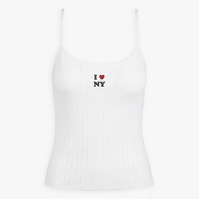 New York Icon Pointelle Tank Top