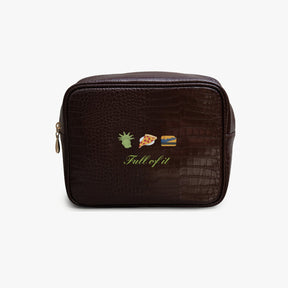 New York Essential Small Croc Pouch
