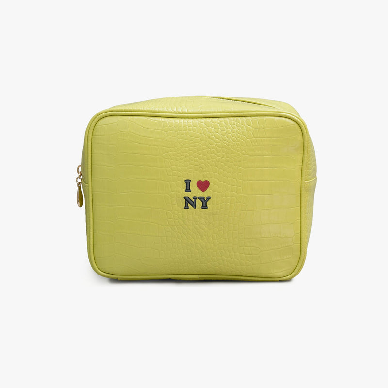 New York Icon Small Croc Pouch