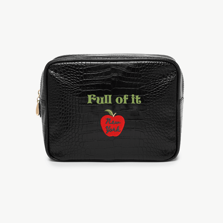 New York Signature Croc Pouch