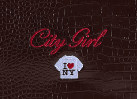 New York Signature Croc Pouch