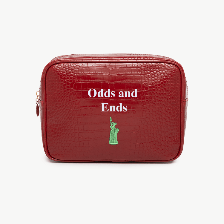 New York Signature Croc Pouch
