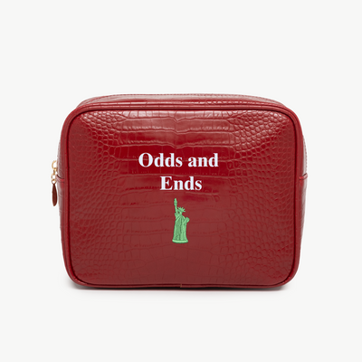 New York Signature Croc Pouch