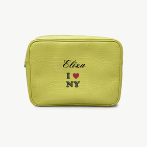 New York Signature Croc Pouch