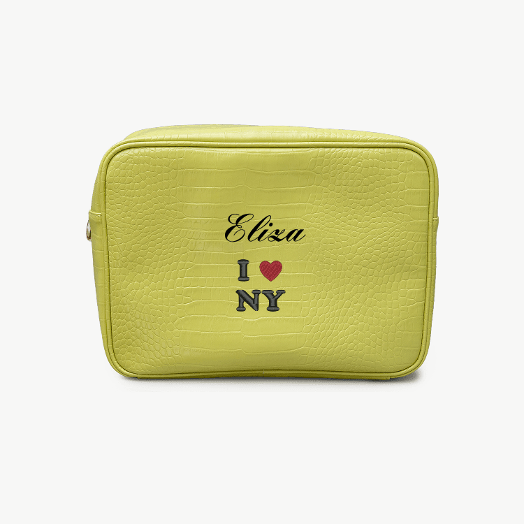 New York Signature Croc Pouch