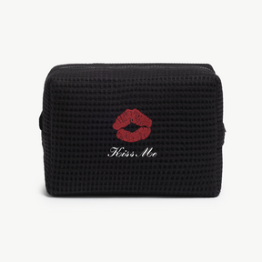 Custom Kiss Waffle Pouch