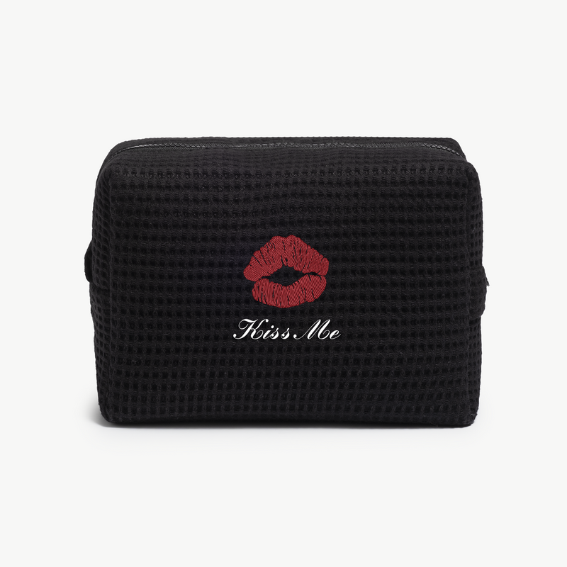 Custom Kiss Waffle Pouch