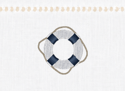On The Yacht Cocktail Napkin - Set of 4