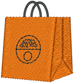 Orange Shopping Bag