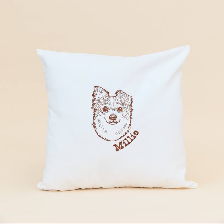Pet Throw Pillow Cover