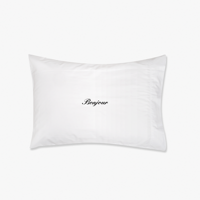 Bonjour / Bonne Nuit Pillowcase Set