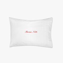 Buongiorno / Buona Notte Pillowcase Set