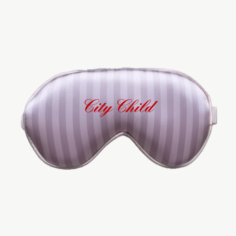Custom Text Satin Eye Mask