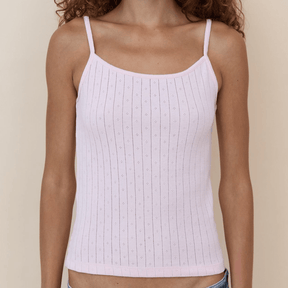 Icon Pointelle Tank Top