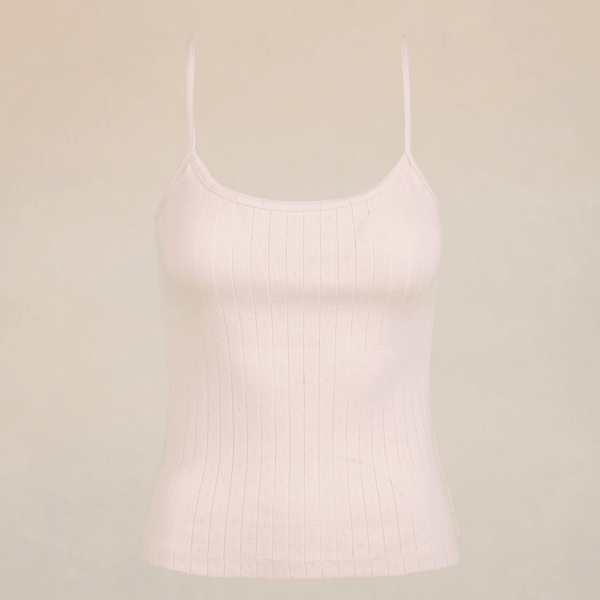 Bridal Pointelle Tank Top