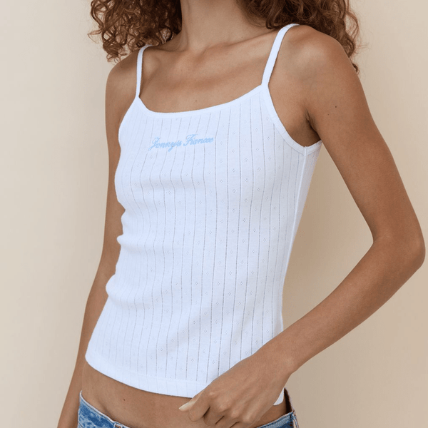 The Fiancée Pointelle Tank Top