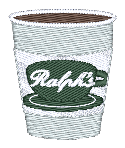 Ralph's Coffee Embroidered Icon