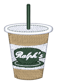 Ralph's Iced Coffee Embroidered Icon