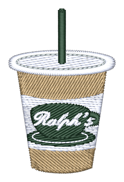 Ralph's Iced Coffee Embroidered Icon
