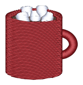 Red Hot Chocolate Embroidered Icon
