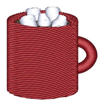 Red Hot Chocolate Embroidered Icon