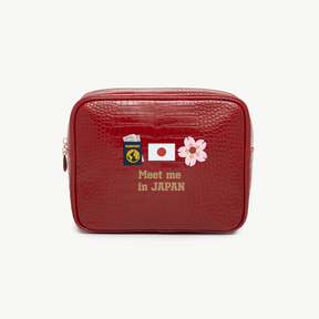 Japan Essential Small Croc Pouch