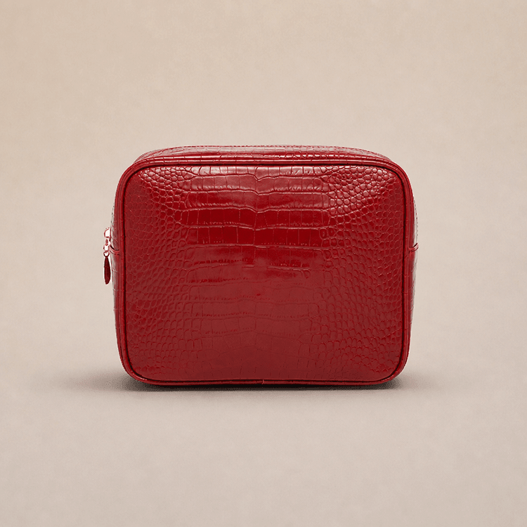 Essentials Small Croc Pouch