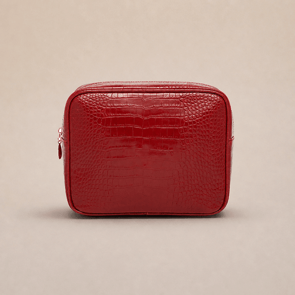 Custom Text Small Croc Pouch