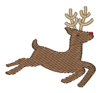 Reindeer Embroidered Icon