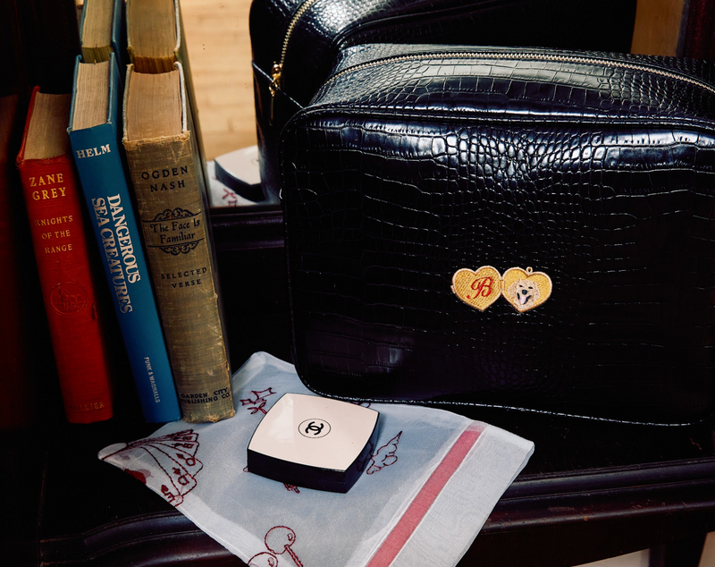 Valentine's Day Dog Small Croc Pouch