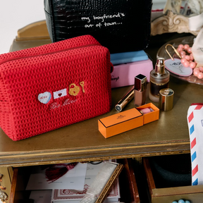 Valentine's Day Essentials Waffle Pouch