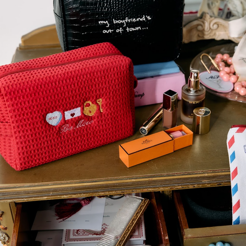 Valentine's Day Essentials Waffle Pouch
