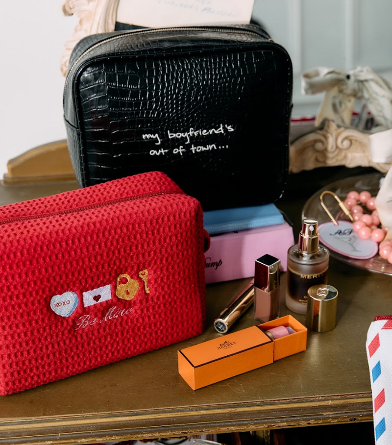 Custom Handwriting Small Croc Pouch