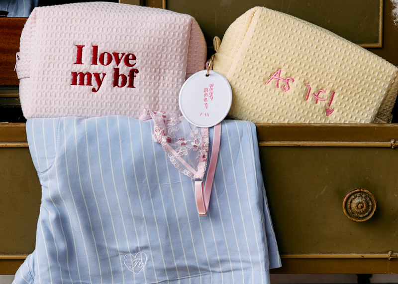 Custom Handwriting Waffle Pouch