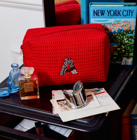 Bandana Initial Waffle Pouch