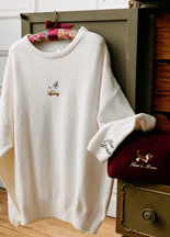 Custom Text Sweater Cuff