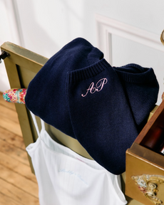 Valentine's Day Classic Monogram Sweater Cuff