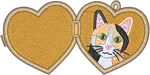 Shorthair Calico Cat Locket