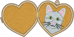 Shorthair Grey Cat Locket