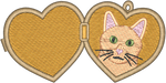 Shorthair Orange Cat Locket