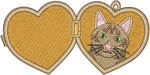 Shorthair Striped Cat Locket