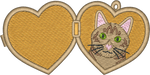 Shorthair Striped Cat Locket
