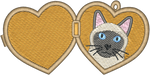 Siamese Cat Locket